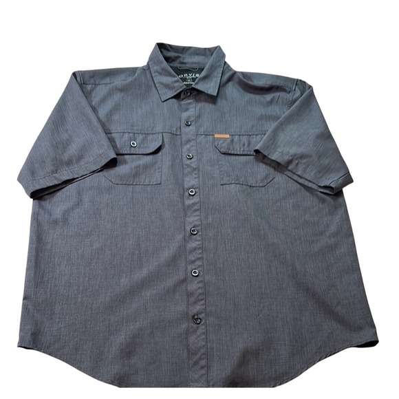 Orvis Other - Orvis Short Sleeve Button Up Shirt Fishing Utility Pockets Gray XL